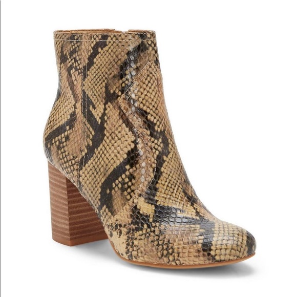 Lucky Brand Shoes - Lucky Brand Snake print  heeled booties size 7 1/2 M